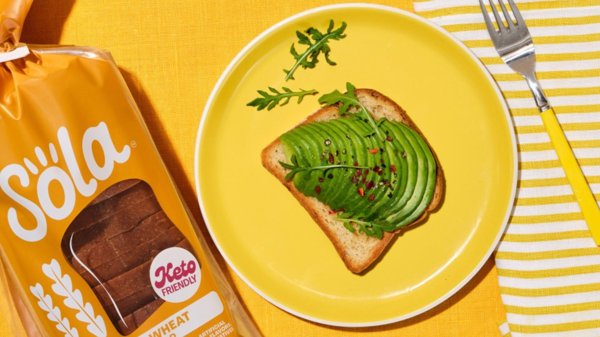 Avocado Toast with Sola Bread