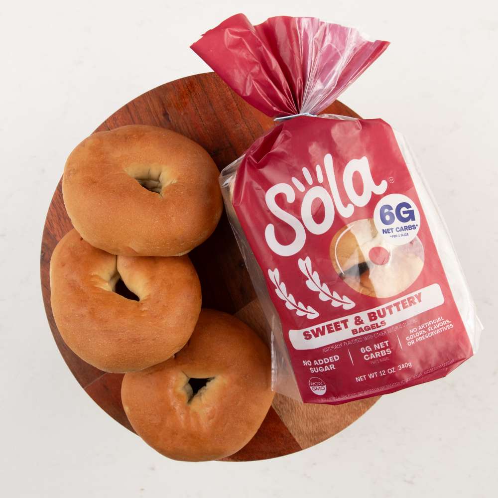 Sola Sweet & Buttery Low Carb Bagels – The Sola Company