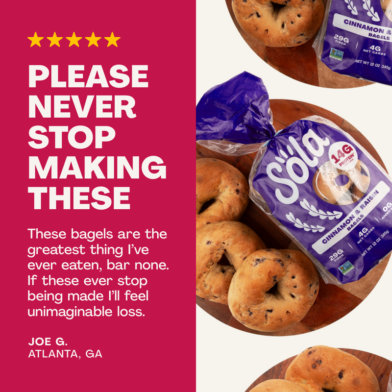 Cinnamon & Raisin Bagels