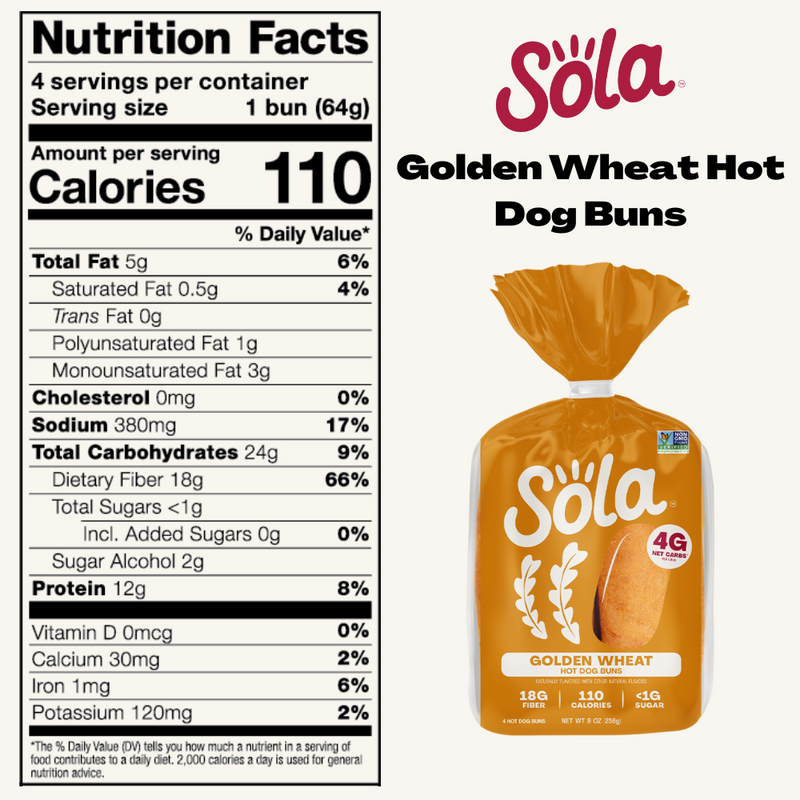 Golden Wheat Hot Dog Buns