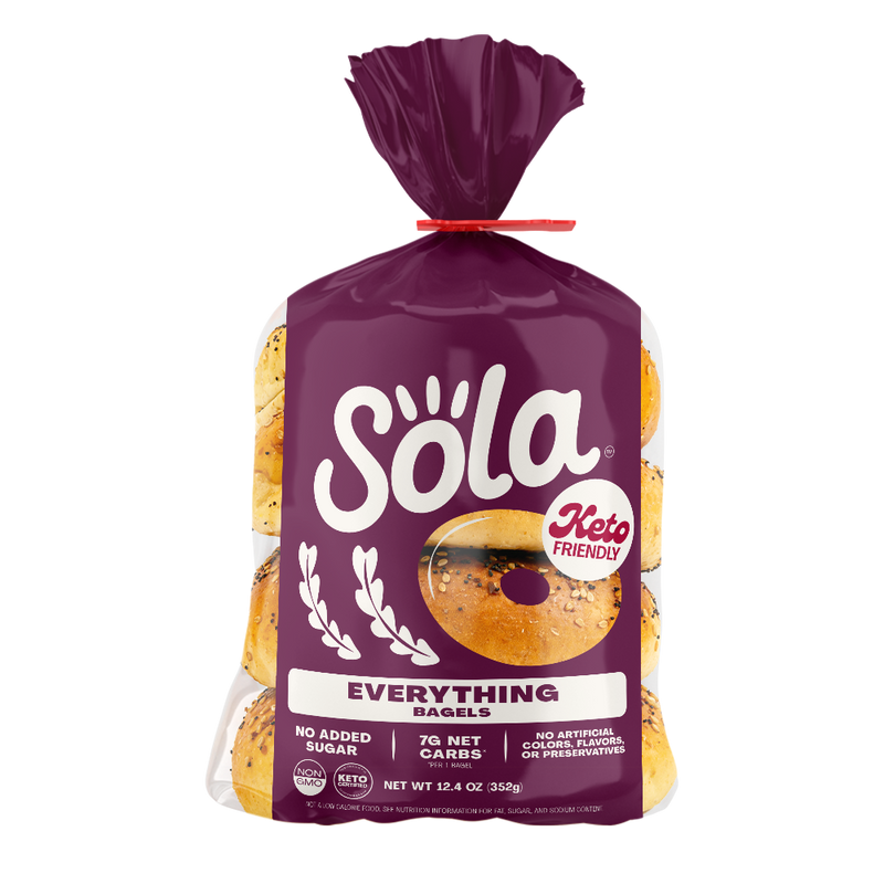 sola keto everything bagels front