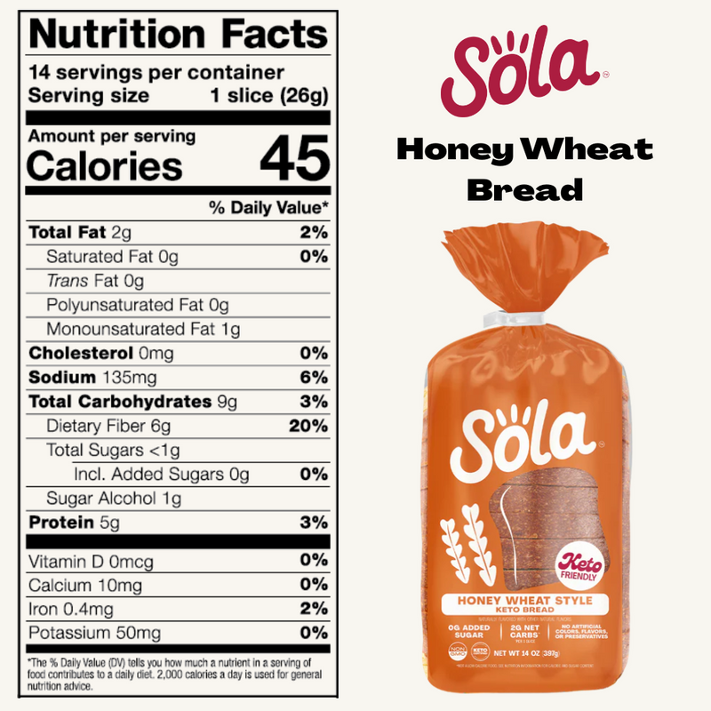 Honey Wheat Bread (Pack of 6)