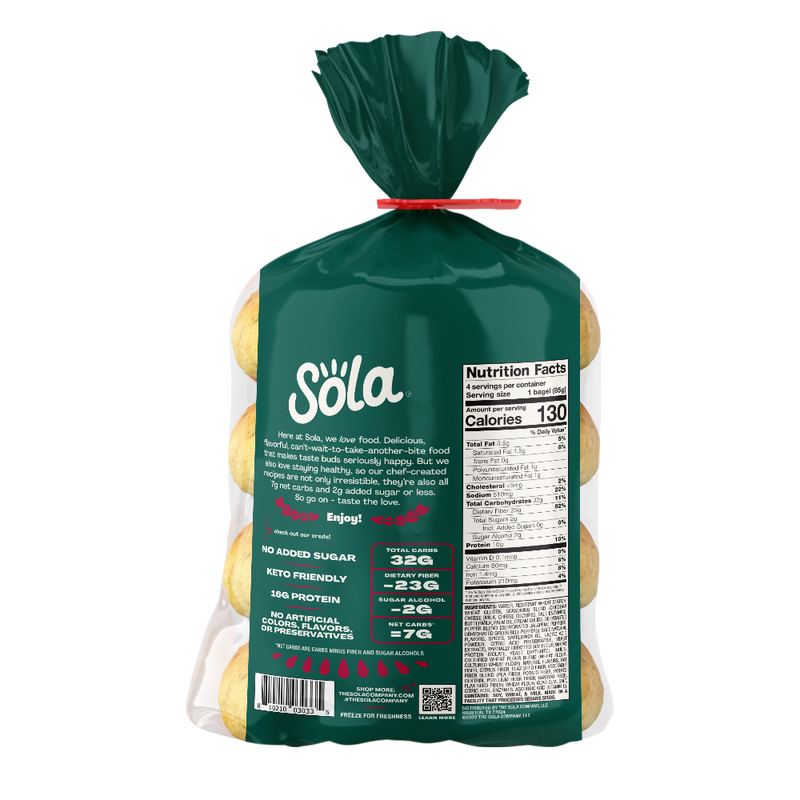 sola jalapeno cheddar keto bagels back