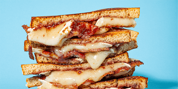 Brie and Bacon Grilled Cheese