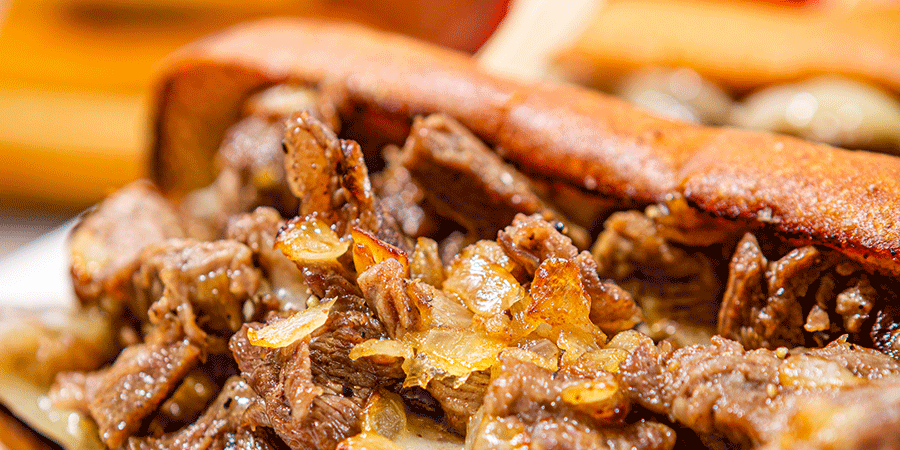 Low-Carb, Keto Philly Cheesesteak