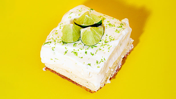 No-bake, keto key lime cheesecake bars