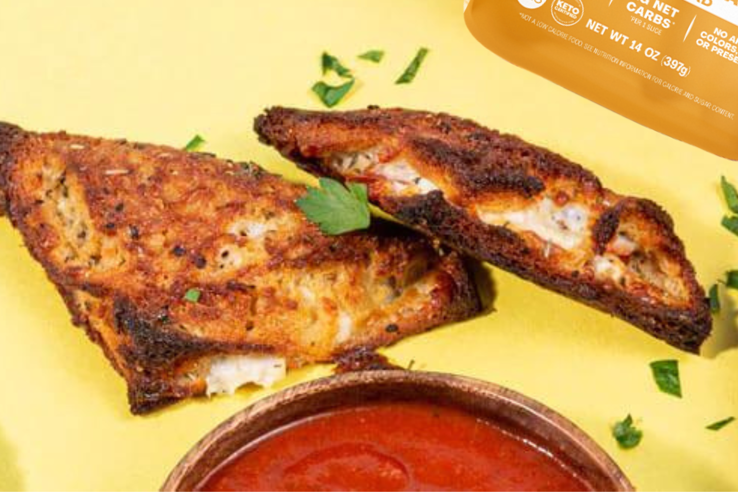 Easy Low-Carb Calzones Made with Sola Bread | Weeknight