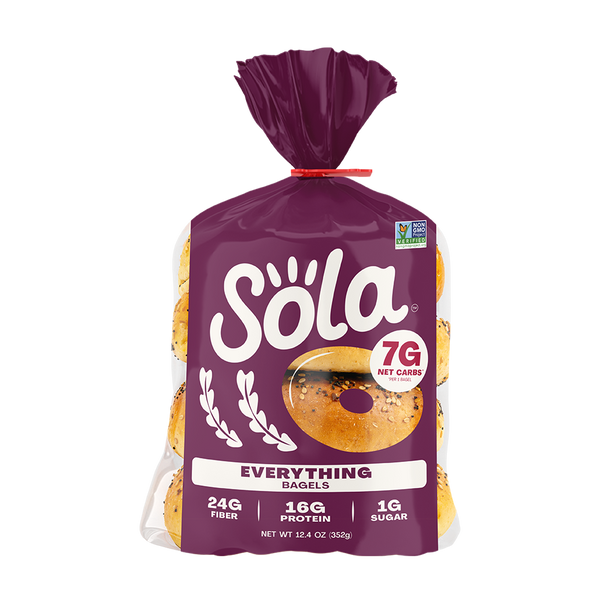 Sola Everything Low Carb Bagels The Sola Company
