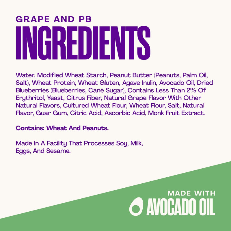 Grape & PB Bites