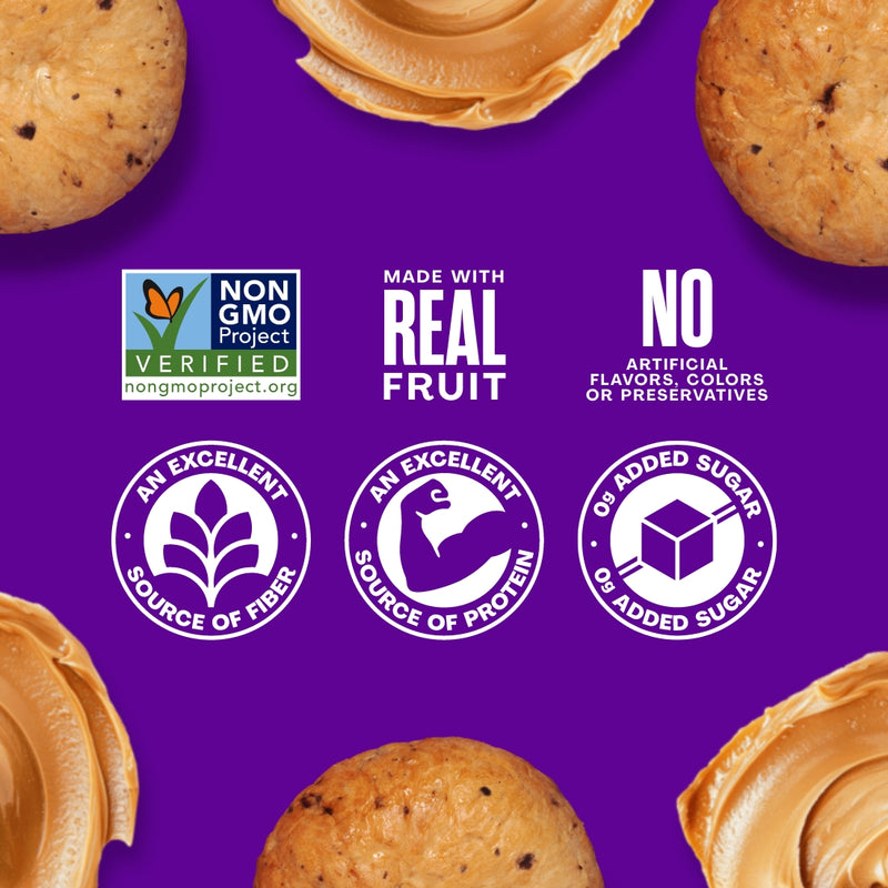 Grape & PB Bites