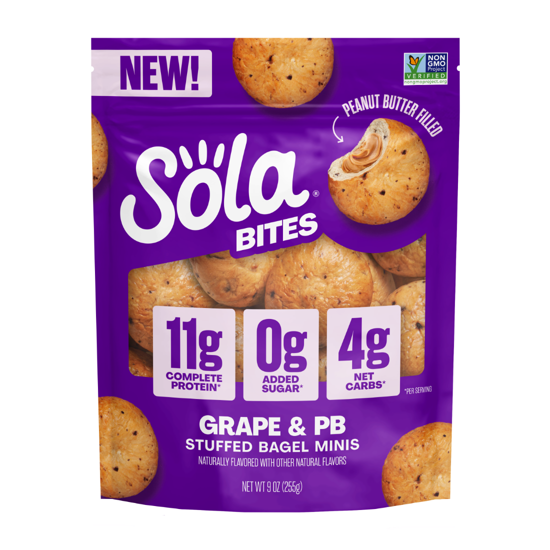 Grape & PB Bites