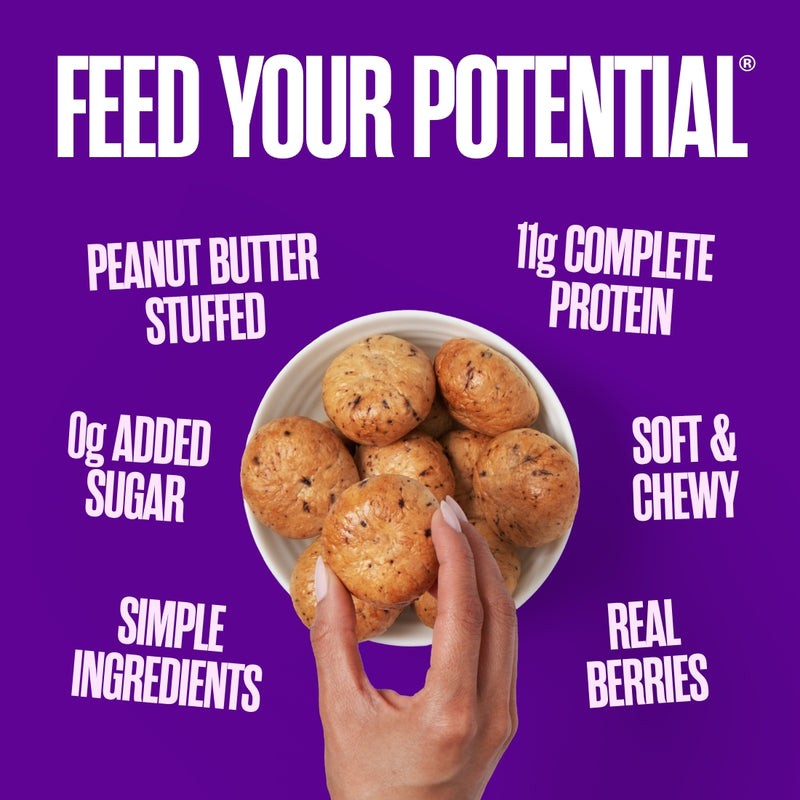 Grape & PB Bites