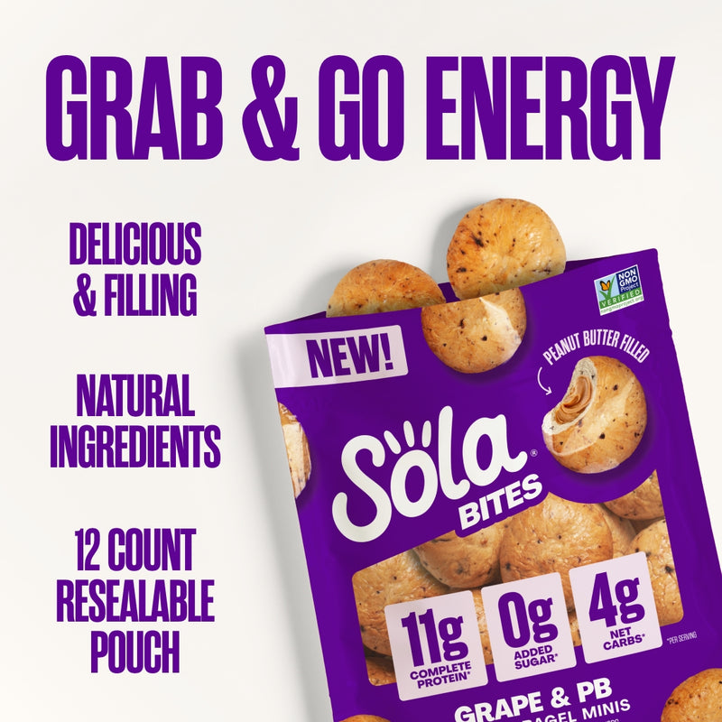 Grape & PB Bites