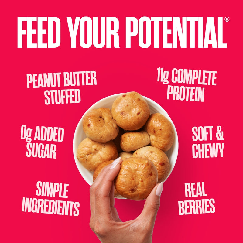 Strawberry & PB Bites