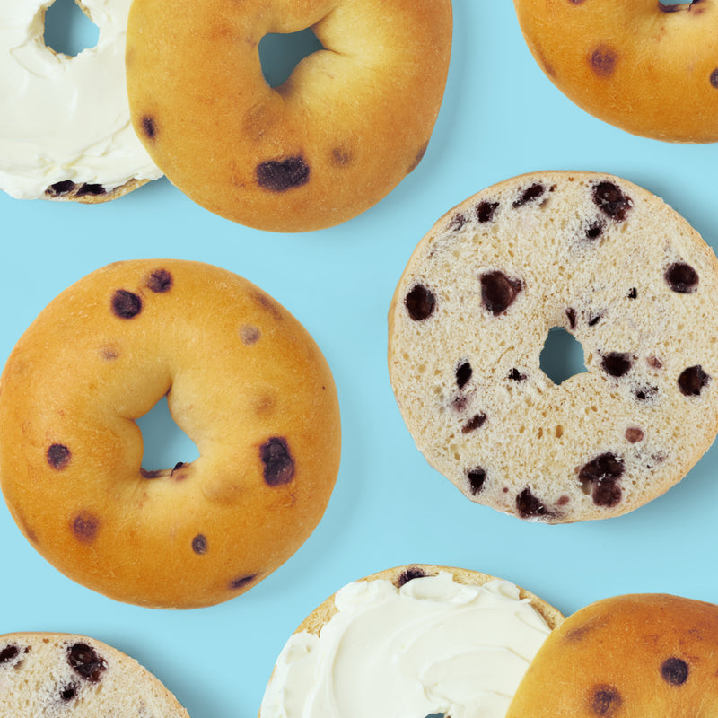 Snack Size Blu-Berry Bagels