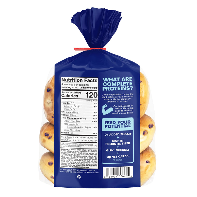 Snack Size Blu-Berry Bagels