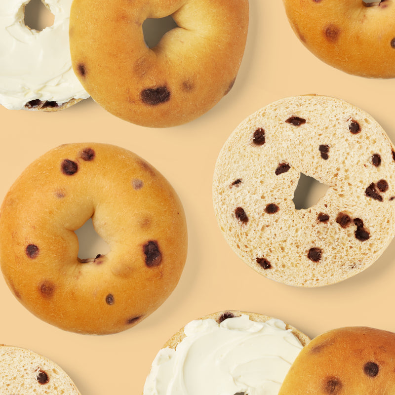 Snack Size Chocolatey Chip Bagels