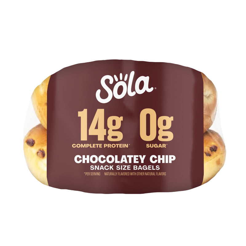 Snack Size Chocolatey Chip Bagels
