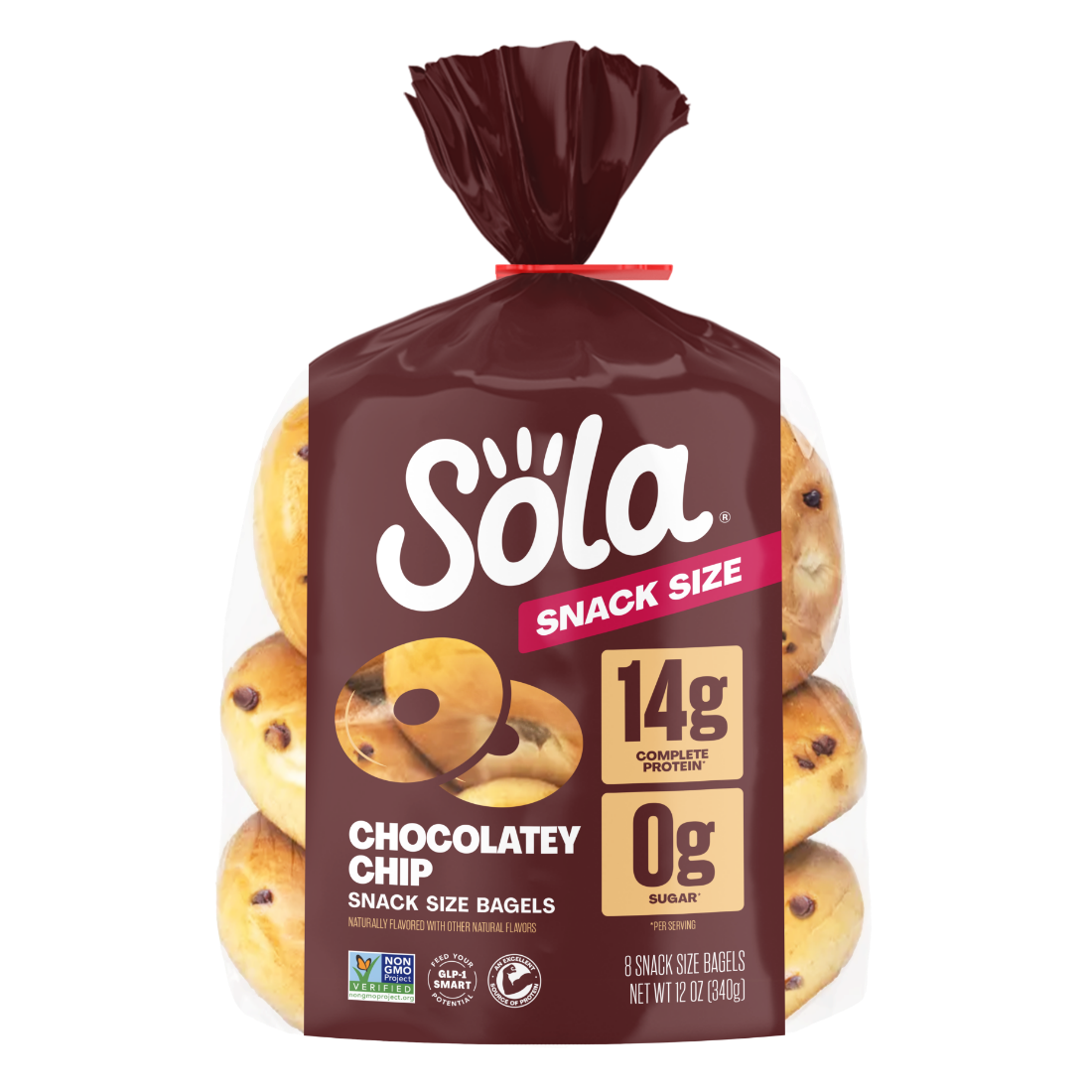 Snack Size Chocolatey Chip Bagels
