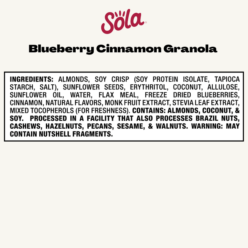 Blueberrry Cinnamon Granola (Pack of 6)