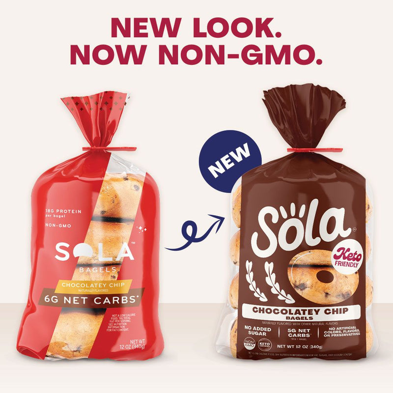 sola chocolate chip keto bagels new look