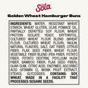 Golden Wheat Hamburger Buns (Pack of 8)