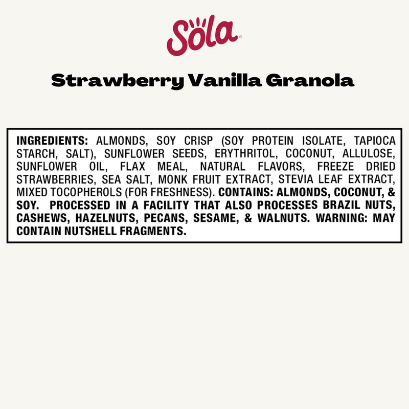 Strawberry Vanilla Granola