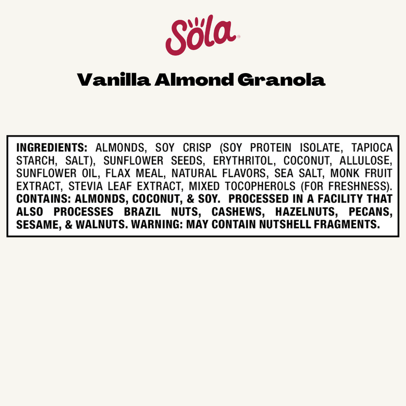 Vanilla Almond Granola (Pack of 6)