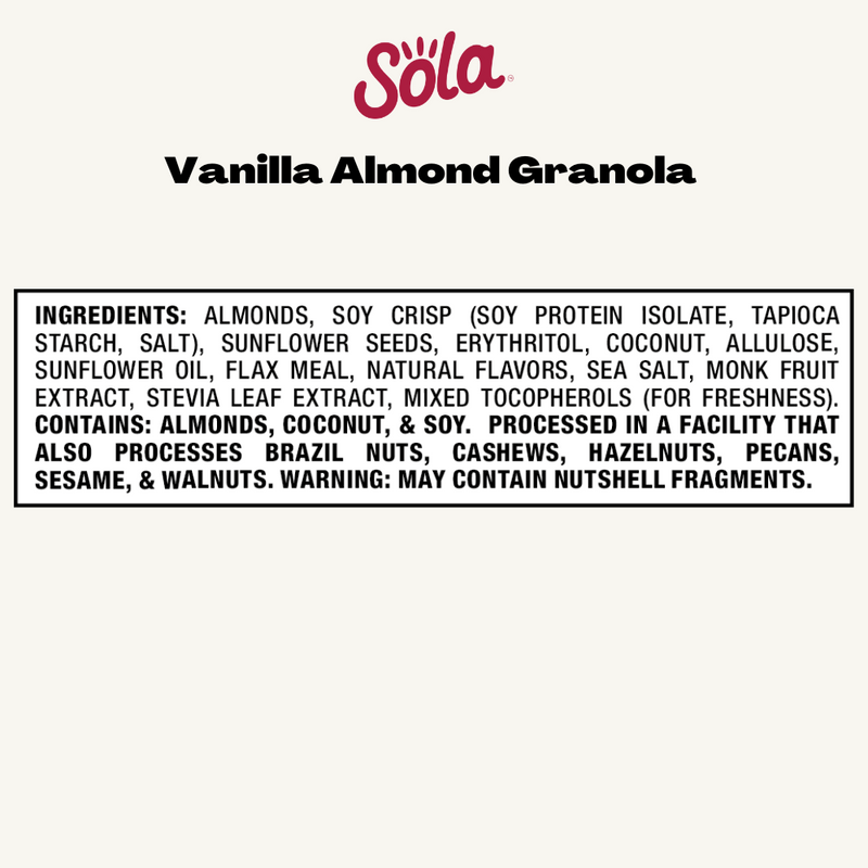 Vanilla Almond Granola
